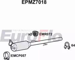 EuroFlo EPMZ7018 - Filtre à particules / à suie, échappement droxauto.com