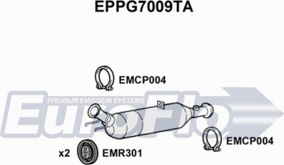 EuroFlo EPPG7009TA - Filtre à particules / à suie, échappement droxauto.com