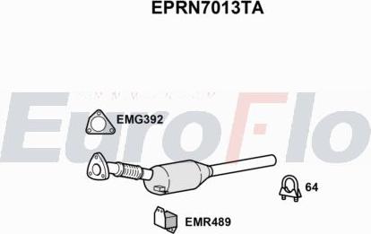 EuroFlo EPRN7013TA - Filtre à particules / à suie, échappement droxauto.com