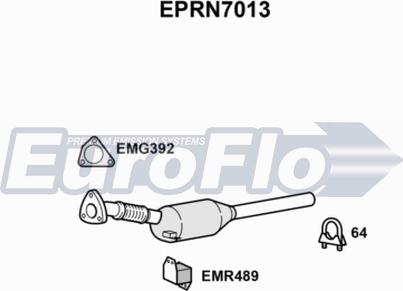 EuroFlo EPRN7013 - Filtre à particules / à suie, échappement droxauto.com