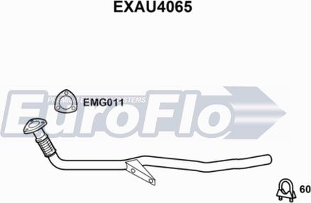 EuroFlo EXAU4065 - Tuyau d'échappement droxauto.com