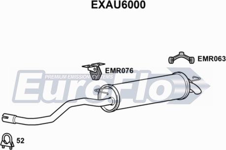 EuroFlo EXAU6000 - Silencieux arrière droxauto.com