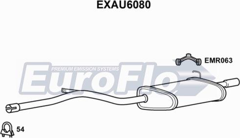 EuroFlo EXAU6080 - Silencieux arrière droxauto.com