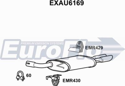 EuroFlo EXAU6169 - Silencieux arrière droxauto.com