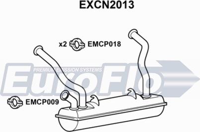 EuroFlo EXCN2013 - Tuyau d'échappement droxauto.com