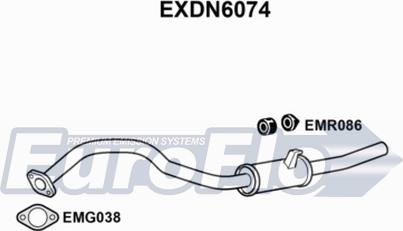 EuroFlo EXDN6074 - Silencieux arrière droxauto.com