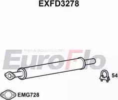 EuroFlo EXFD3278 - Silencieux central droxauto.com