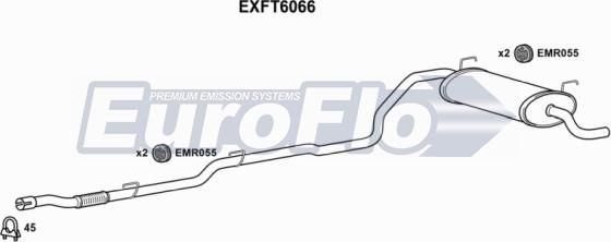 EuroFlo EXFT6066 - Silencieux arrière droxauto.com