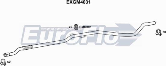 EuroFlo EXGM4031 - Tuyau d'échappement droxauto.com
