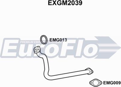 EuroFlo EXGM2039 - Tuyau d'échappement droxauto.com