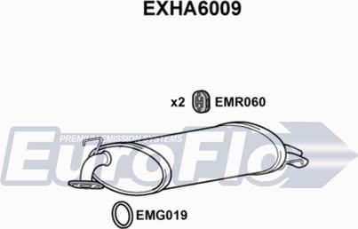 EuroFlo EXHA6009 - Silencieux arrière droxauto.com