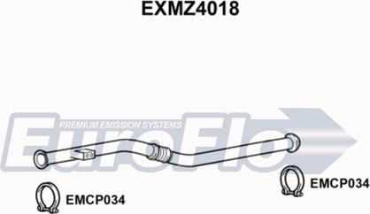 EuroFlo EXMZ4018 - Tuyau d'échappement droxauto.com