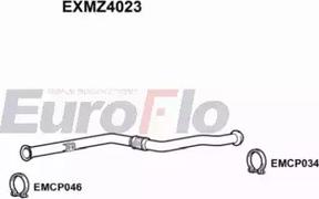 EuroFlo EXMZ4023 - Tuyau d'échappement droxauto.com