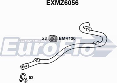 EuroFlo EXMZ6056 - Déflecteur de tuyau de sortie droxauto.com