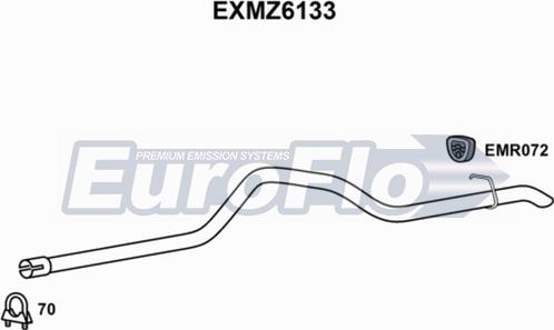 EuroFlo EXMZ6133 - Déflecteur de tuyau de sortie droxauto.com