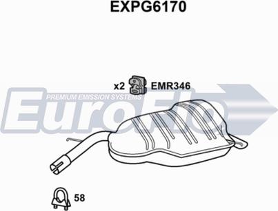 EuroFlo EXPG6170 - Silencieux arrière droxauto.com