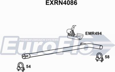 EuroFlo EXRN4086 - Tuyau d'échappement droxauto.com