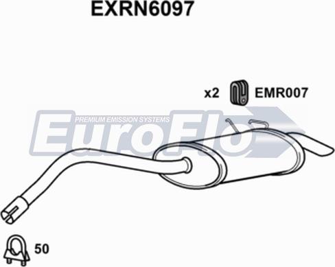 EuroFlo EXRN6097 - Silencieux arrière droxauto.com