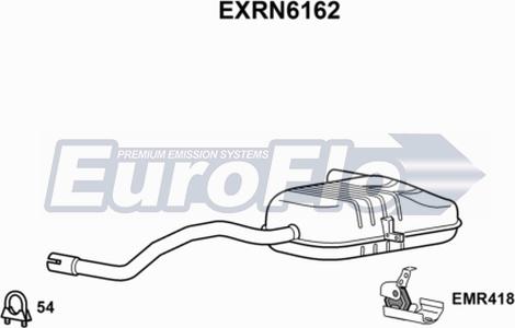 EuroFlo EXRN6162 - Silencieux arrière droxauto.com
