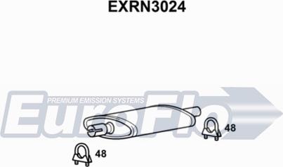 EuroFlo EXRN3024 - Silencieux central droxauto.com