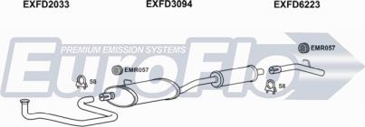 EuroFlo FDTRA25D 9004D - Échappement droxauto.com