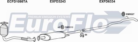 EuroFlo FDTRA22D 9029B - Échappement droxauto.com