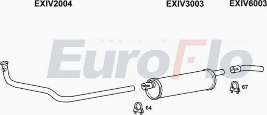 EuroFlo IVDAI28D 7008A00 - Échappement droxauto.com