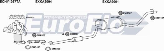 EuroFlo KACEEP16 1001 - Échappement droxauto.com