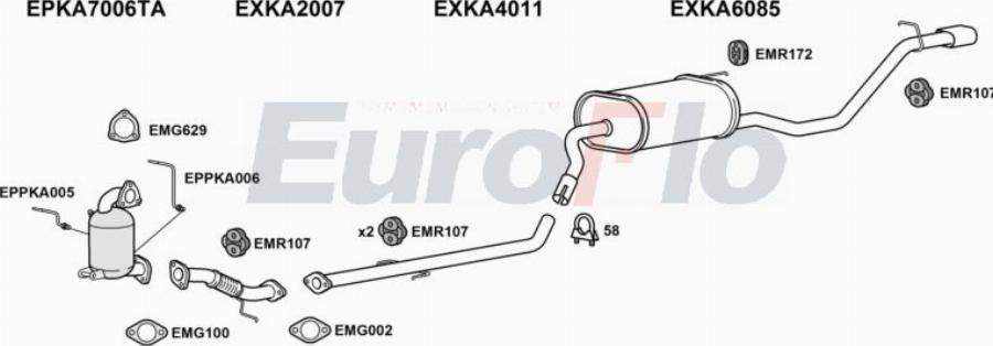 EuroFlo KACEEP16D 1008 - Échappement droxauto.com