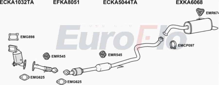 EuroFlo KAPIC10 1011 - Échappement droxauto.com