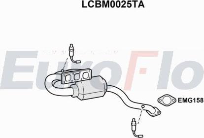 EuroFlo LCBM0025TA - Catalyseur droxauto.com