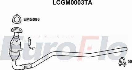 EuroFlo LCGM0003TA - Catalyseur droxauto.com