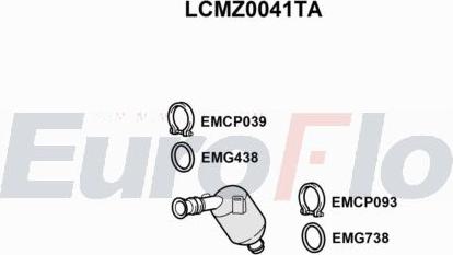 EuroFlo LCMZ0041TA - Catalyseur droxauto.com