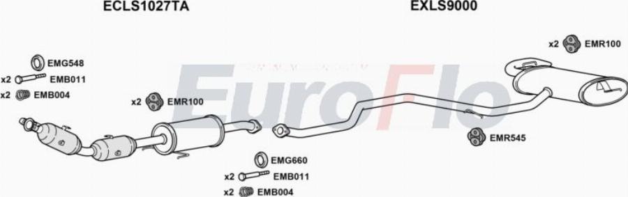 EuroFlo LSCT218 1001 - Échappement droxauto.com