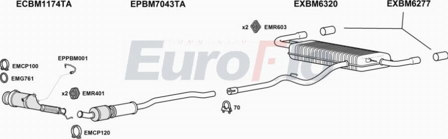EuroFlo MICOU20 1003D - Échappement droxauto.com