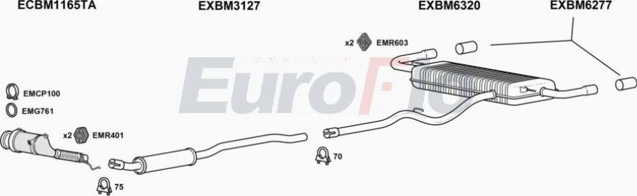 EuroFlo MICOU20 1003B - Échappement droxauto.com