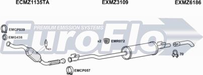 EuroFlo MZSPR21D 7022B01 - Échappement droxauto.com