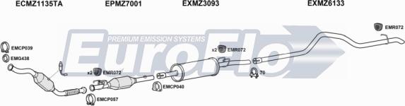 EuroFlo MZSPR21D 7022C05 - Échappement droxauto.com