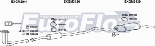EuroFlo OLKAD12 1001B - Échappement droxauto.com
