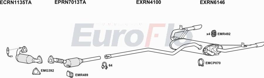EuroFlo RNLAG20D 1011E - Échappement droxauto.com