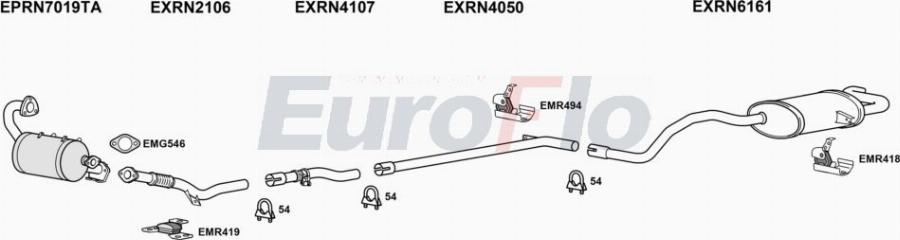 EuroFlo RNMEG16D 1001 - Échappement droxauto.com