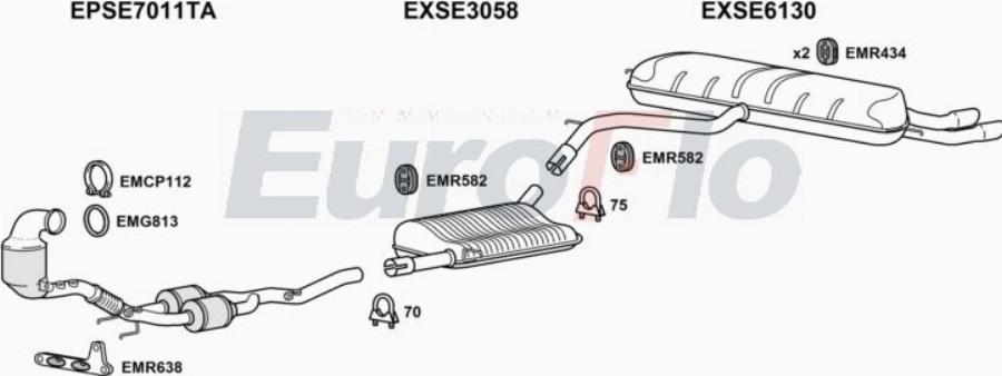 EuroFlo SEATE20 1001D - Échappement droxauto.com