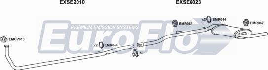 EuroFlo SEIBI09 1001A - Échappement droxauto.com