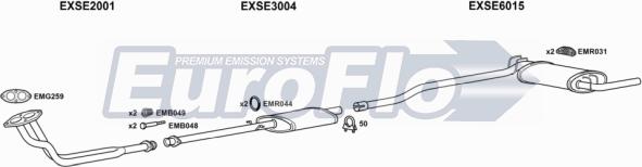 EuroFlo SEIBI12 1004A - Échappement droxauto.com