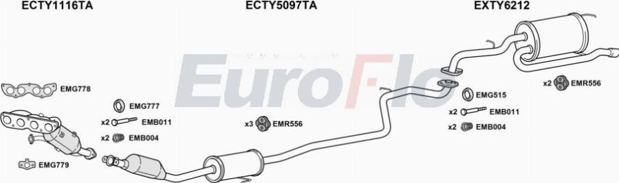 EuroFlo TYYAR15 1008C - Échappement droxauto.com