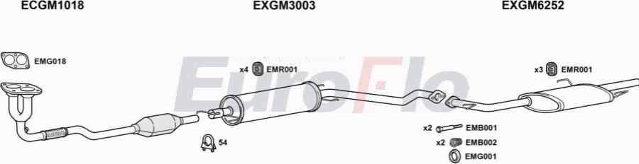 EuroFlo VLAST16 3039A00 - Échappement droxauto.com