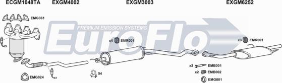 EuroFlo VLAST16 3036C - Échappement droxauto.com