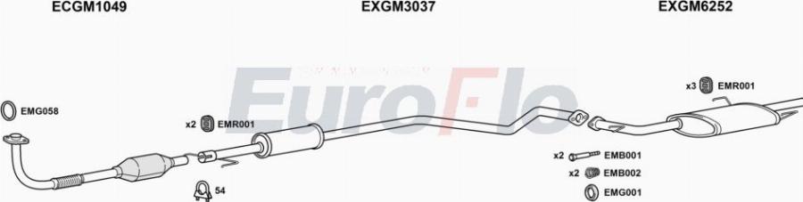 EuroFlo VLAST17D 3018A00 - Échappement droxauto.com
