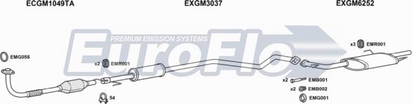 EuroFlo VLAST17D 3018C - Échappement droxauto.com