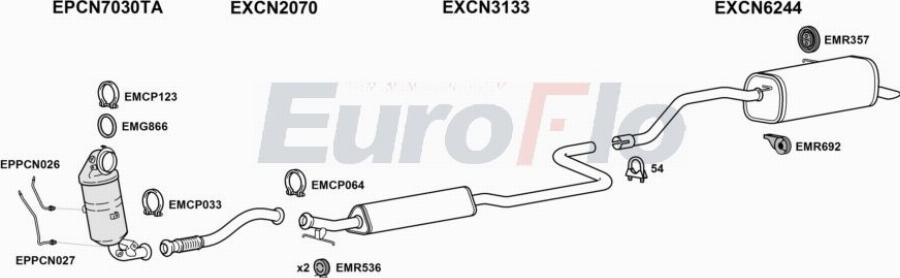 EuroFlo VLCOM12 7001F - Échappement droxauto.com